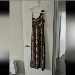 BCBG maxazria snake pattern dress size 4P